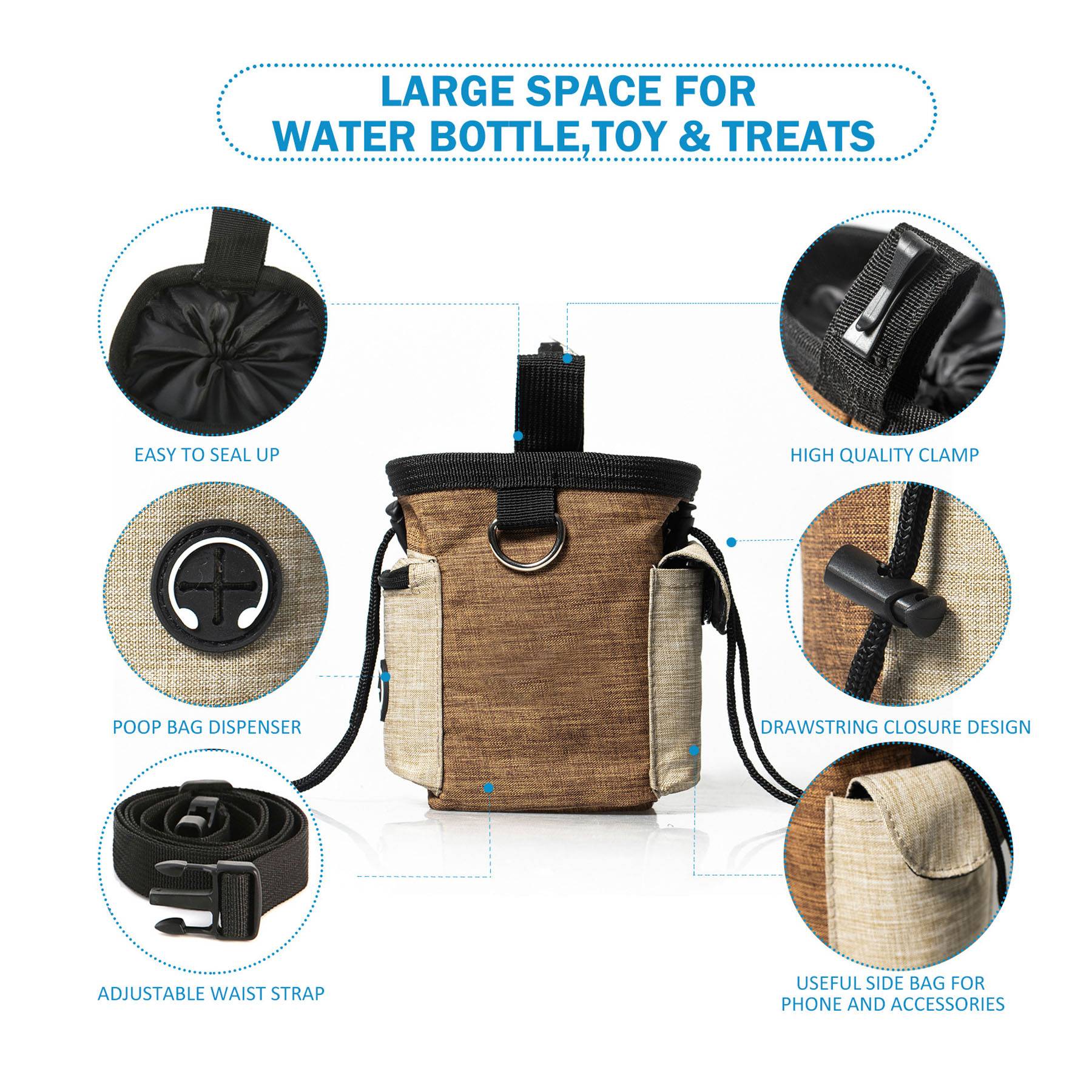 Dog Treat Training Pouch bag Set 5