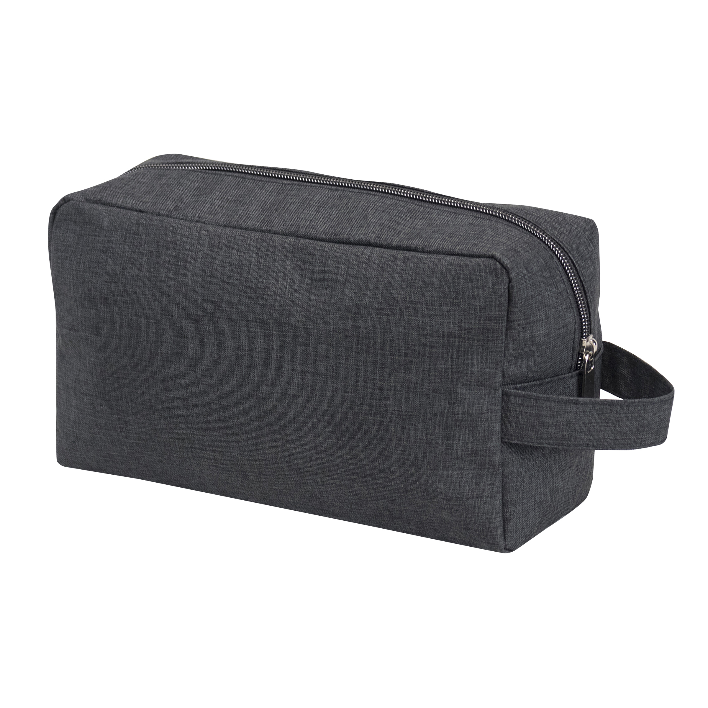 Heathered Two-Zipper Toiletry Bag 3