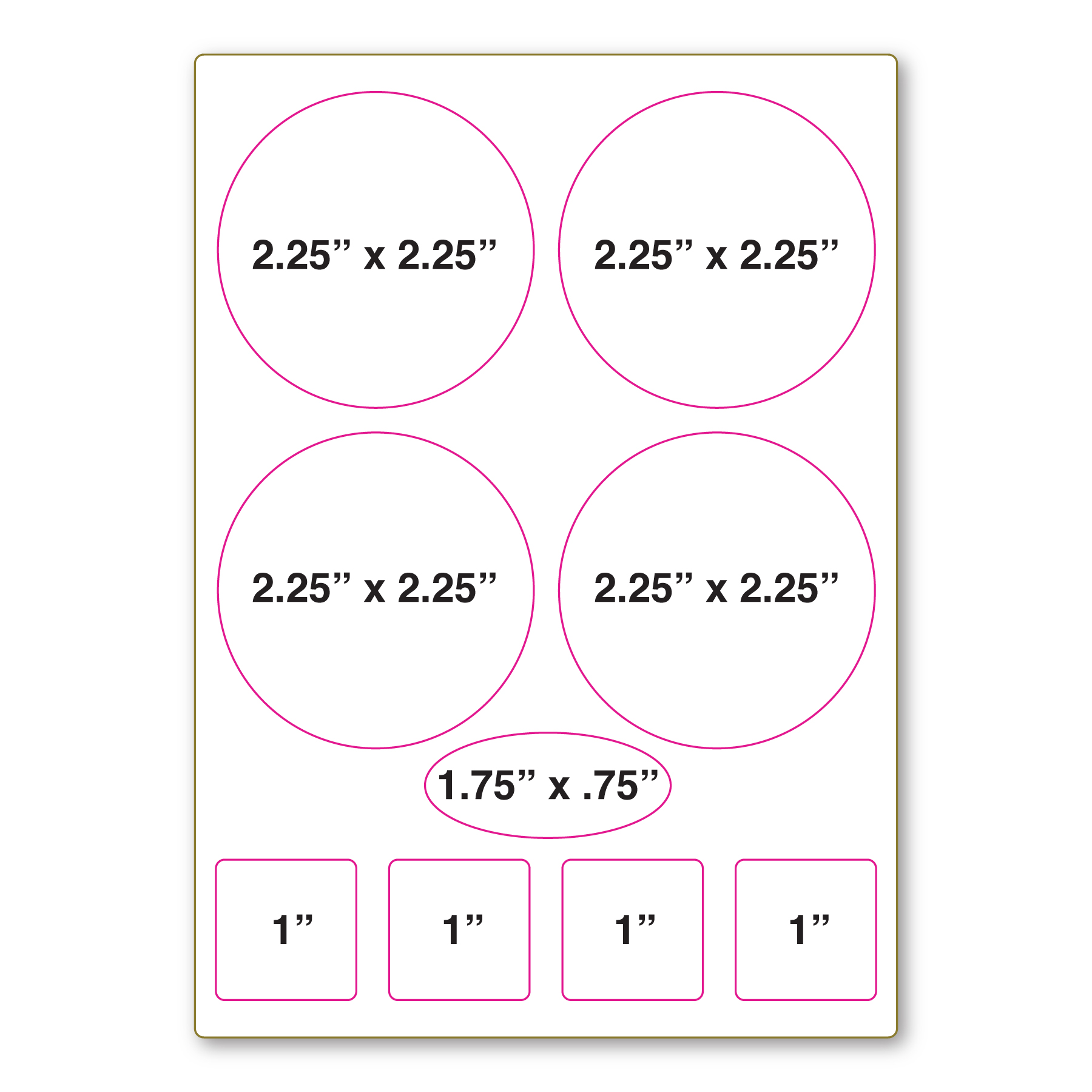 Repositionable Decal Sticker Sheet 5" x 7" - 4 Mil 4