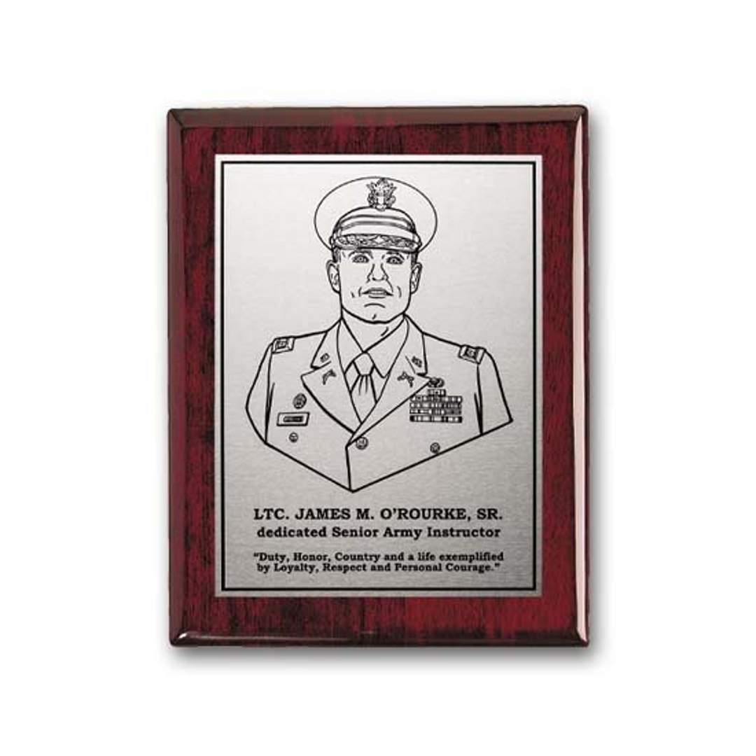 Etch/Oxidized Plaq - Rosewood 4