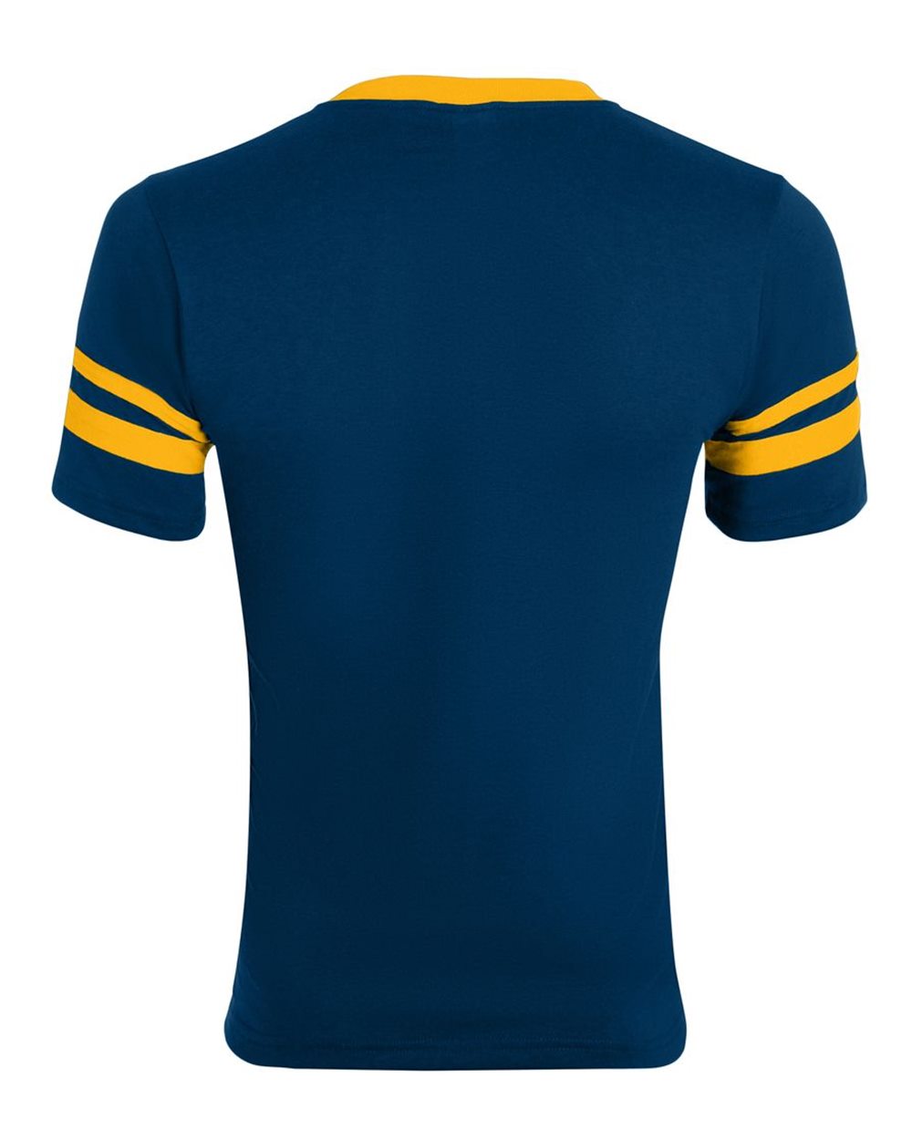 V-Neck Jersey with Striped Sleeves - 360 11