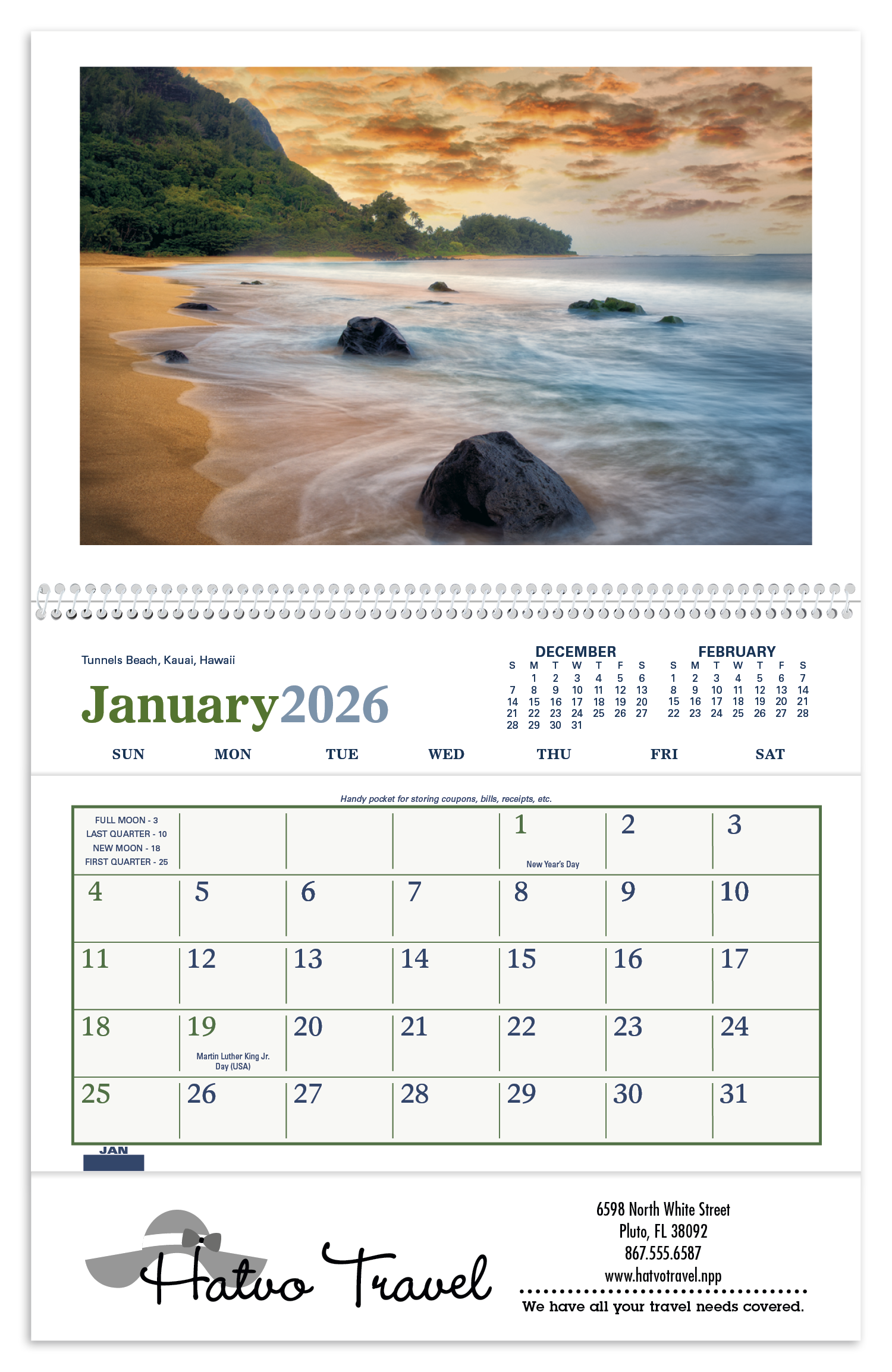 Triumph® Calendars Beautiful America Pocket Calendar 53