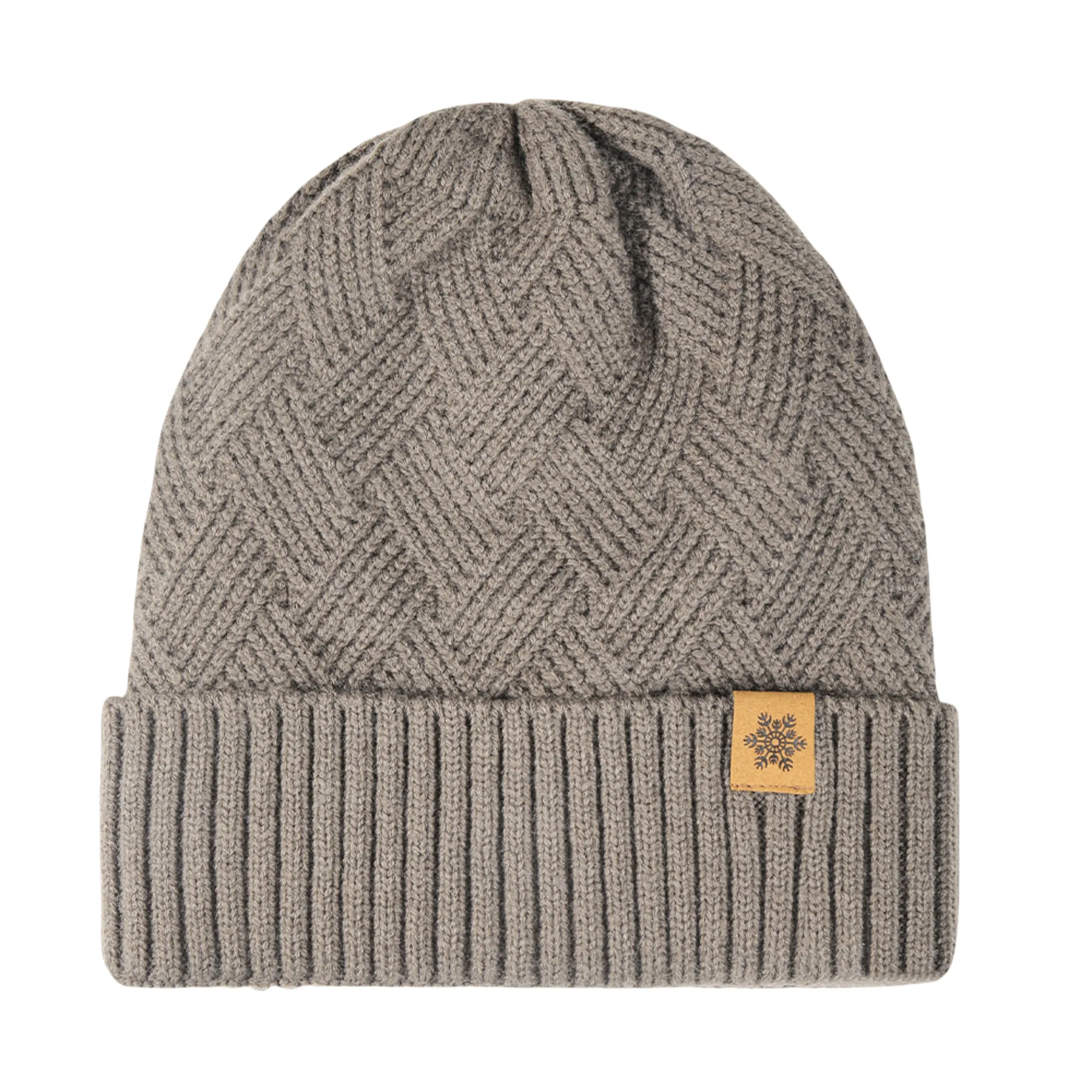 Fleece-Lined Thick Knit Hat 8