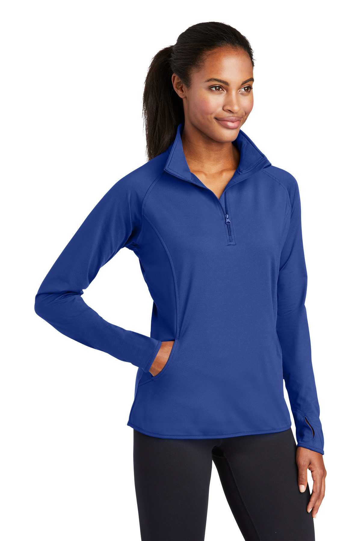 Sport-Tek® Women's Sport-Wick Stretch 1/4-Zip Pullover 36