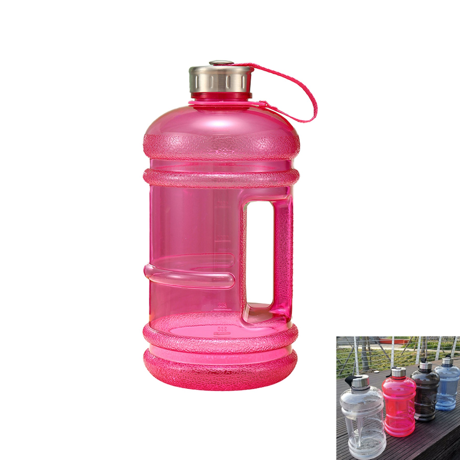 Half Gallon Water Bottle Sports Jug 2