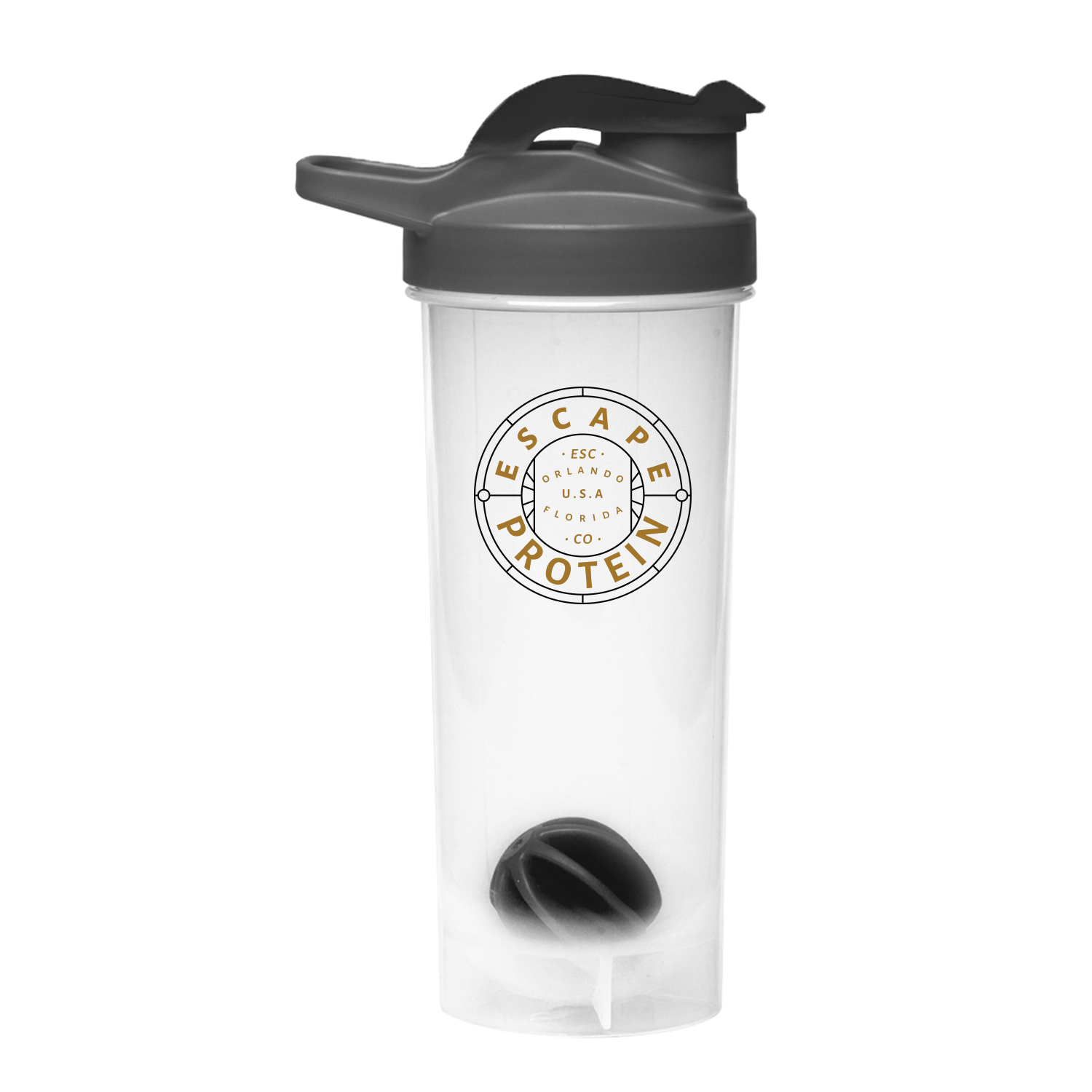 24 oz. Plastic Shaker (2 Color Imprint) 2