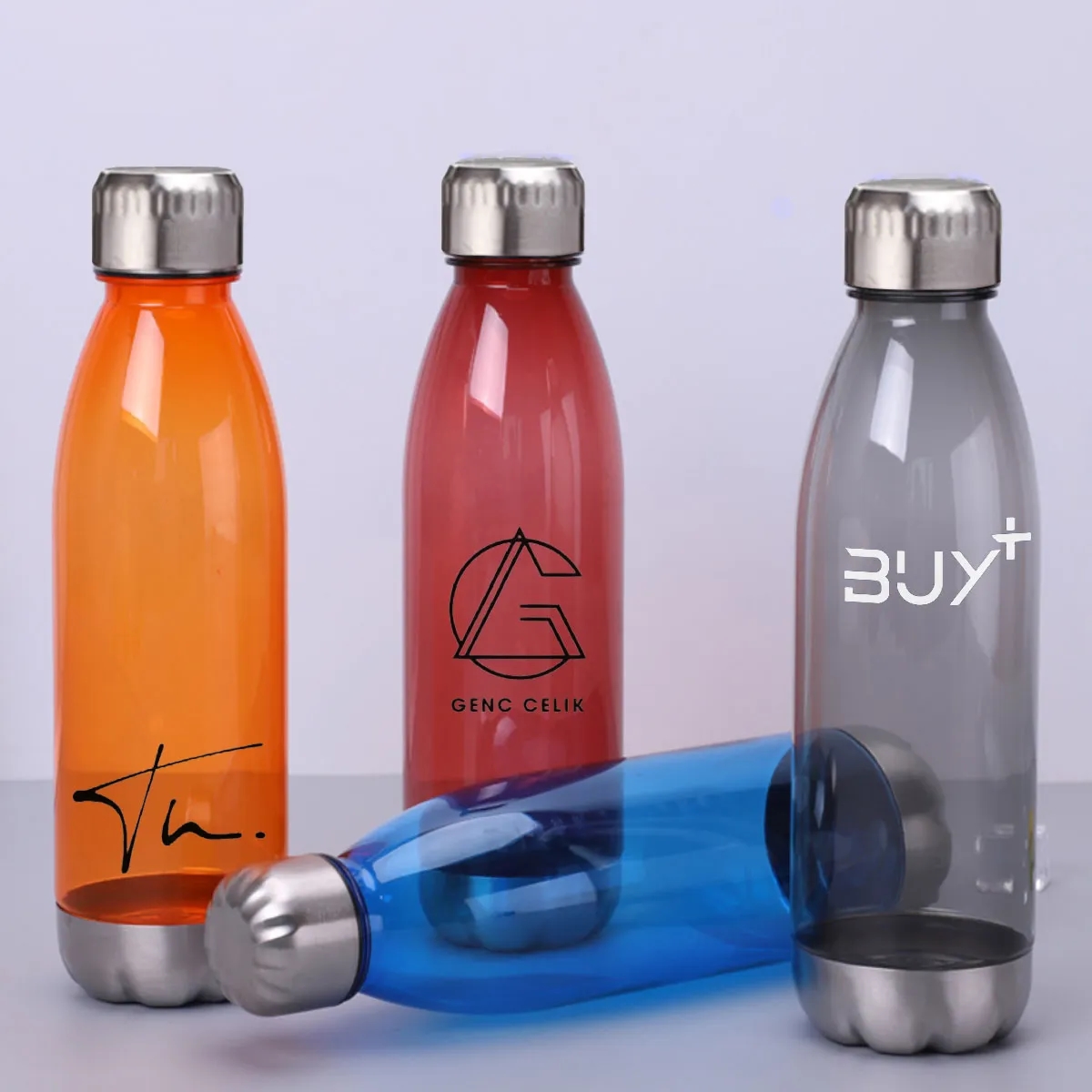 Leak Proof Stainless Steel Lid Cola Drinking Bottle 2