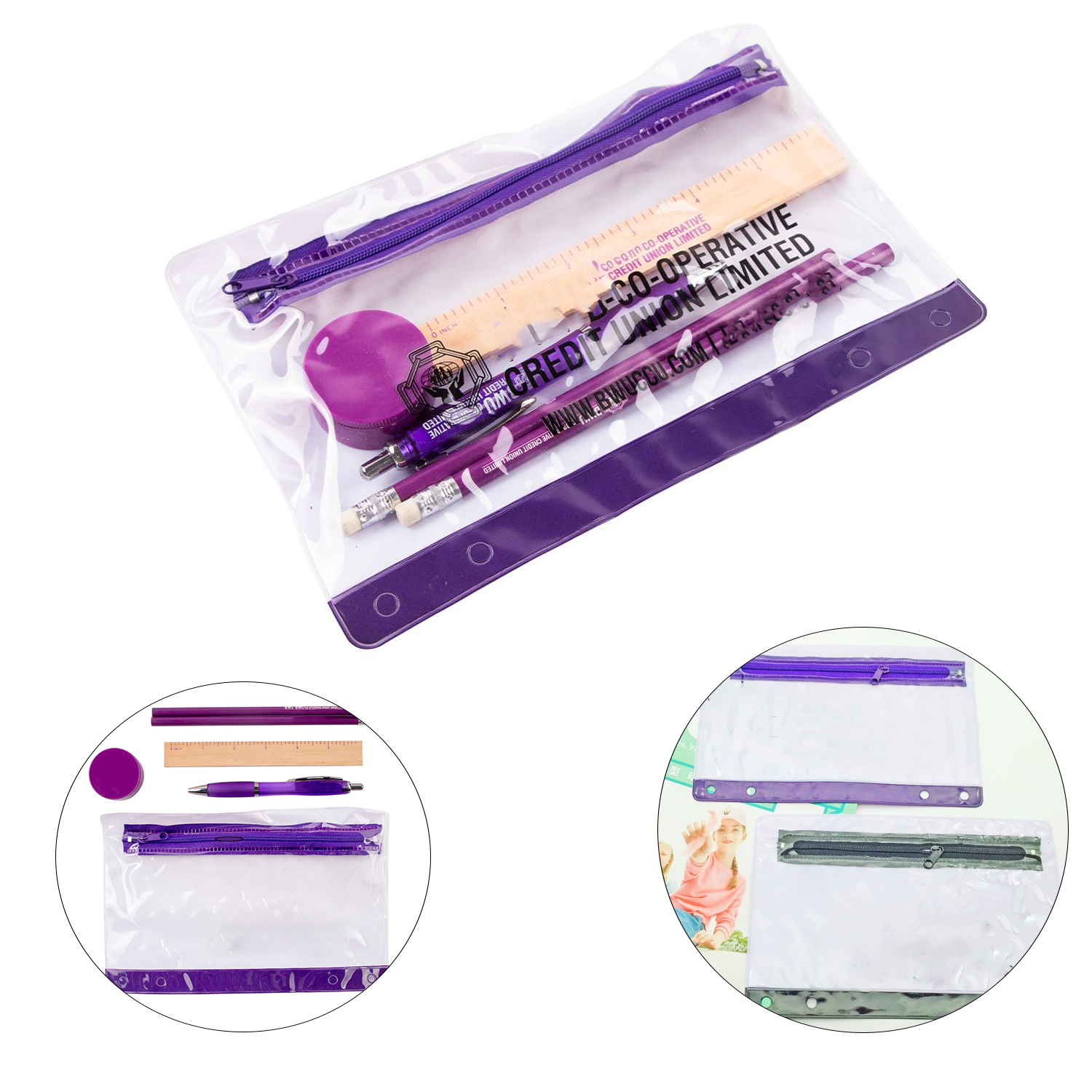 PVC File Pencil Case 4
