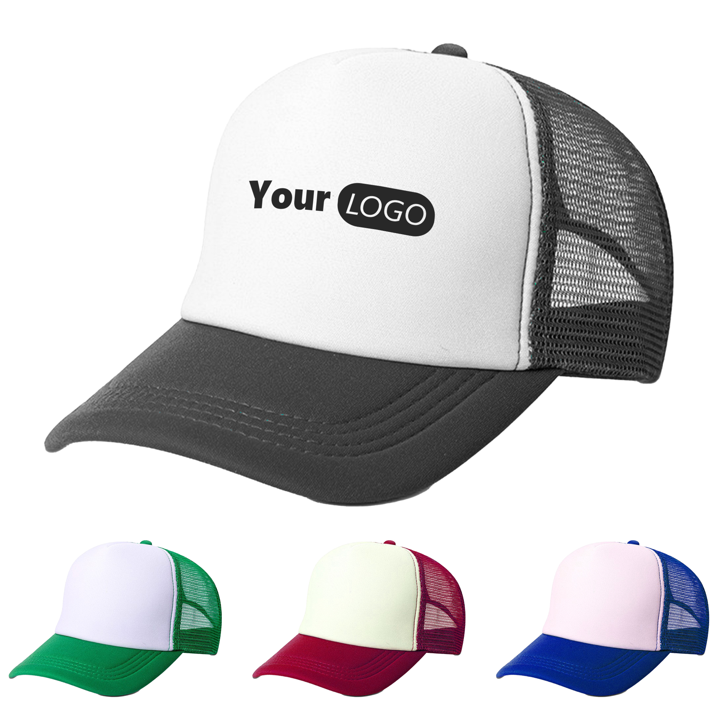 Polyester Logo-Ready Baseball Caps 4