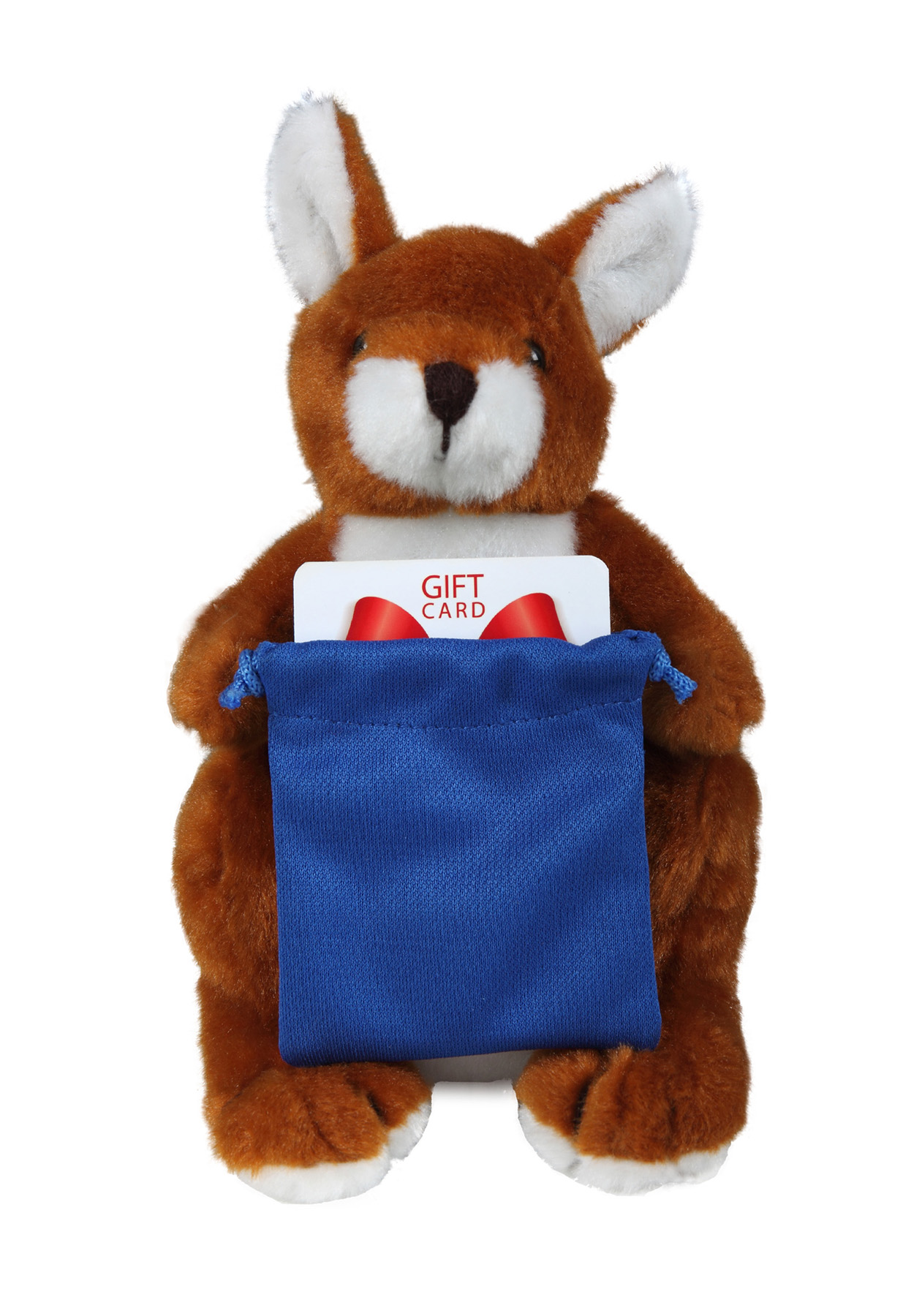 soft plush Kangaroo with gift card sack 2