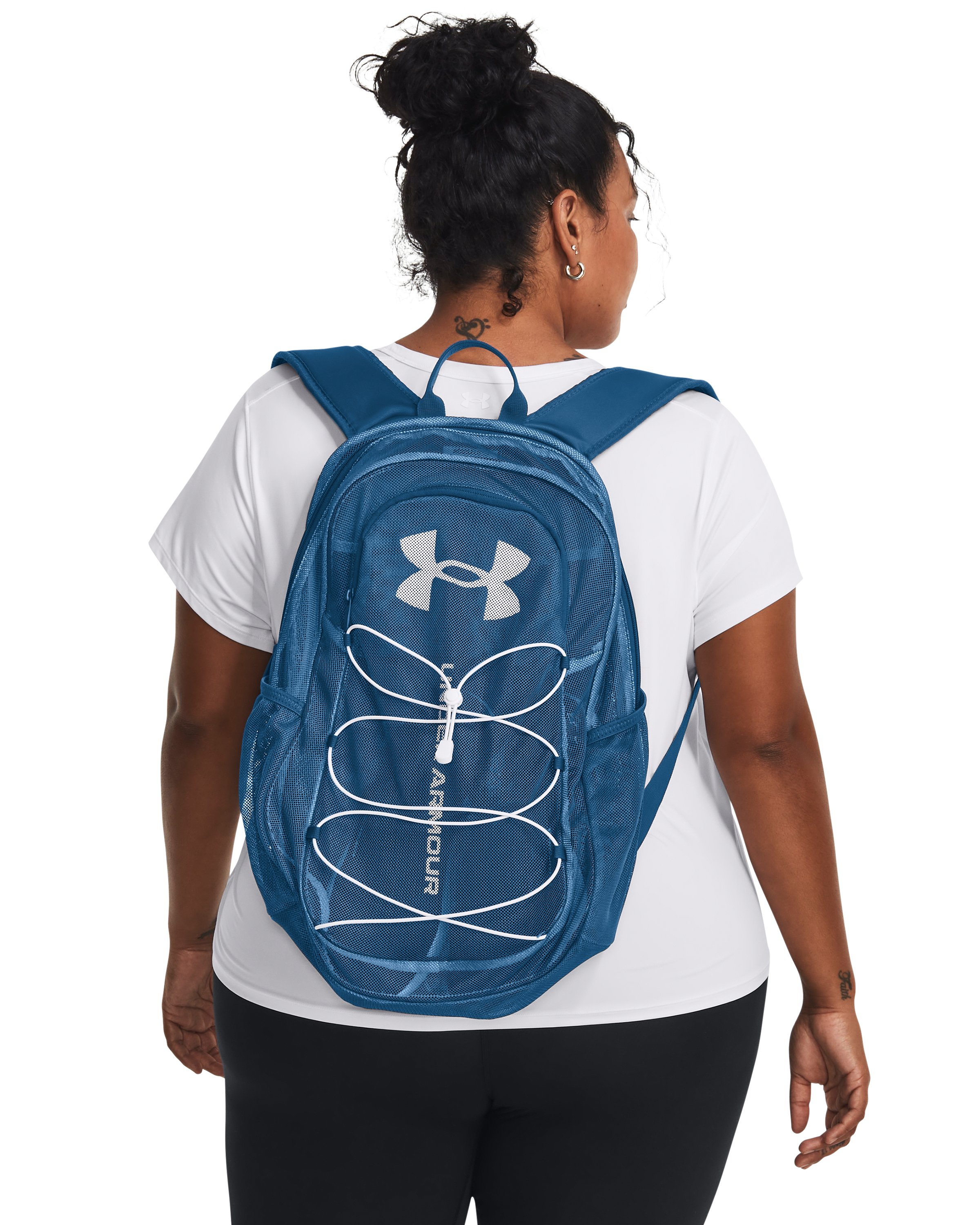 UA Hustle Mesh Backpack 2