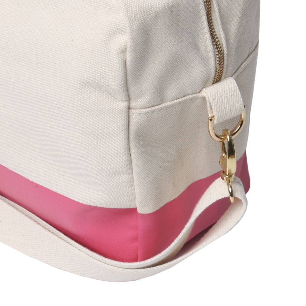 18 Oz. Super Heavyweight Natural Color Block Duffle 8