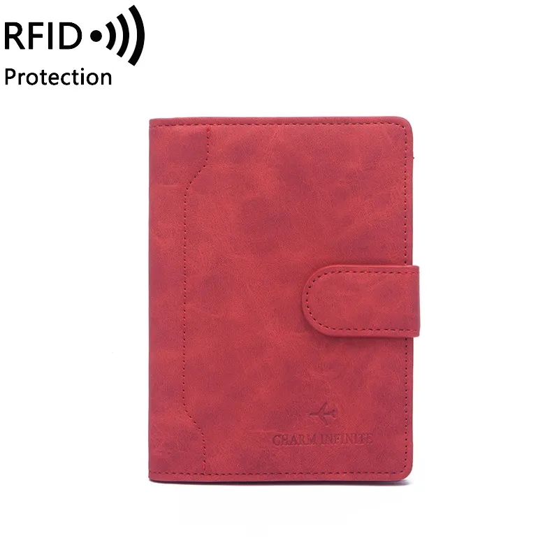 RFID Blocking Travel Passport Holder Cover Slim Id Card Case 5