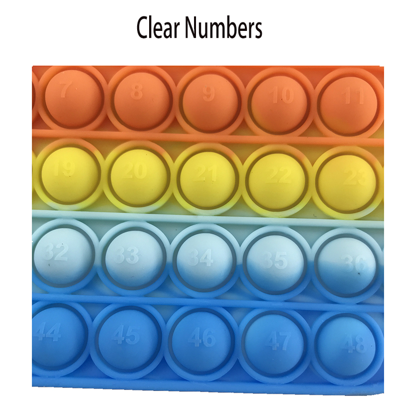 Silicone Popper Fidget Pencil Case for Girls 14