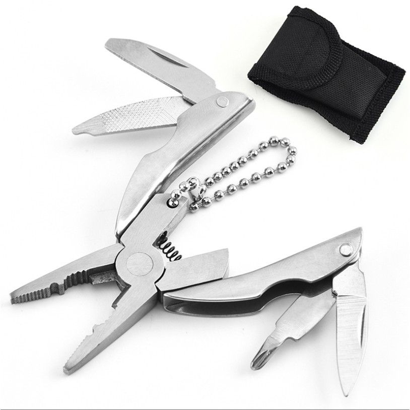 Portable Multi-Tool Folding Pliers with Key Chain 3