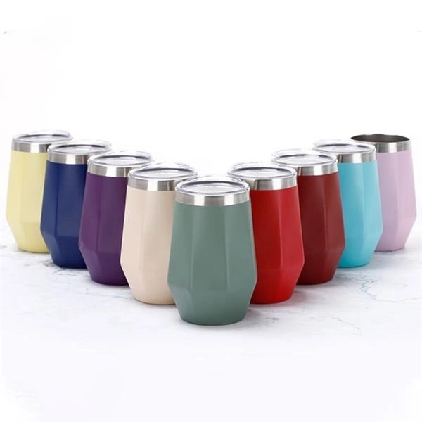 Stainless Steel Wine Tumbler - 12oz. 1