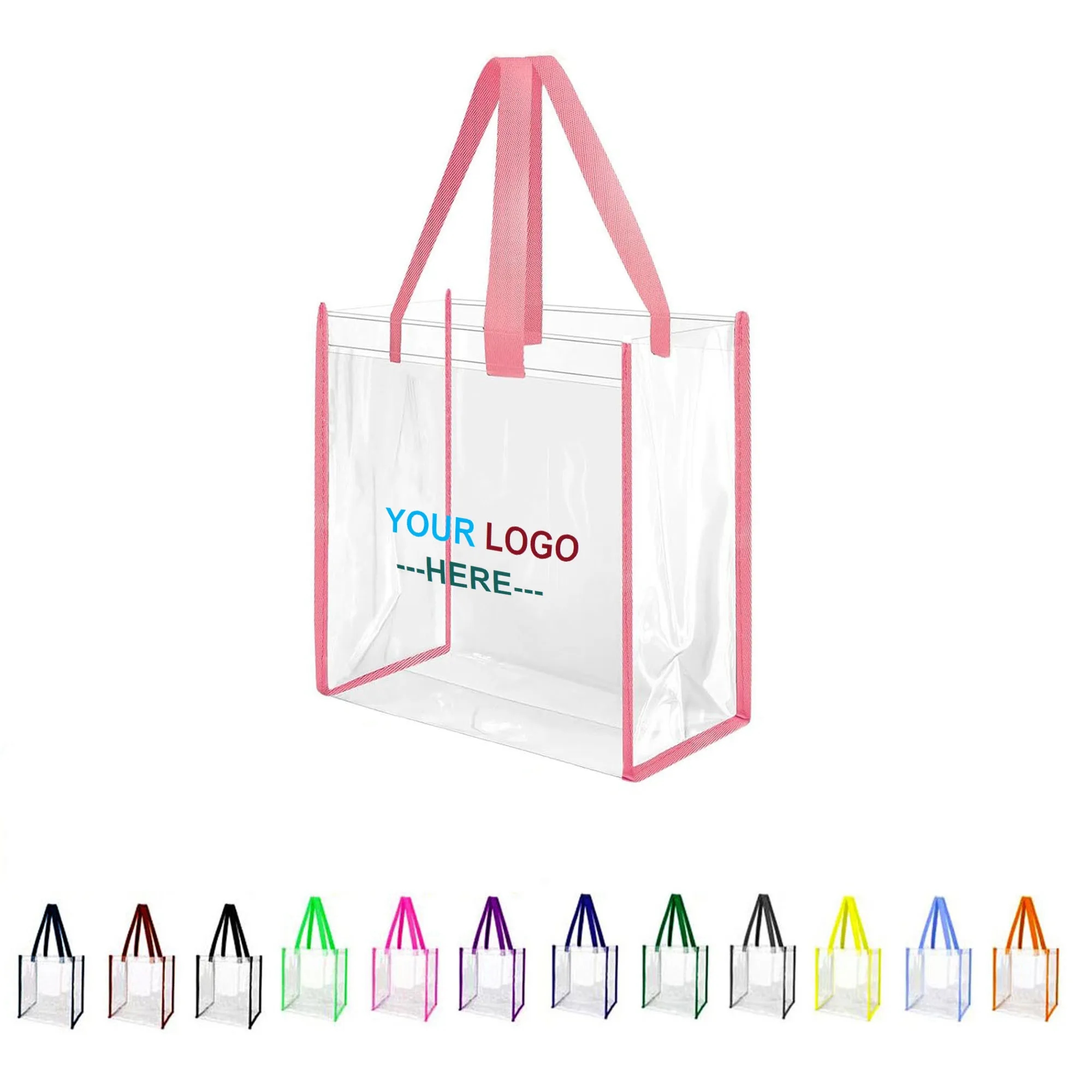 Transparent PVC Shoulder Handbag 2