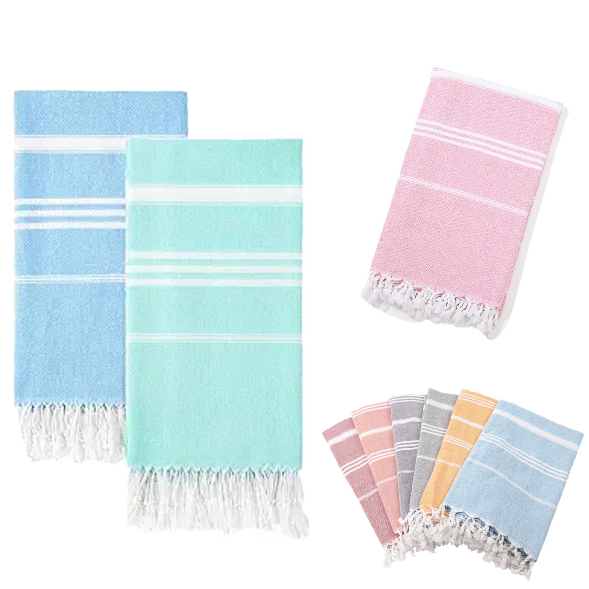 Outdoor Fringe Cotton Shawl Towel 2