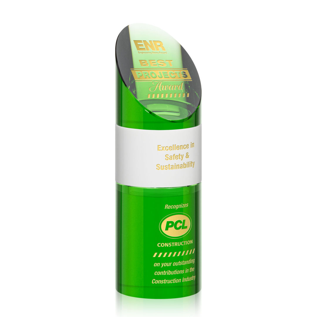 Atlantis Stacker Award - Green 12