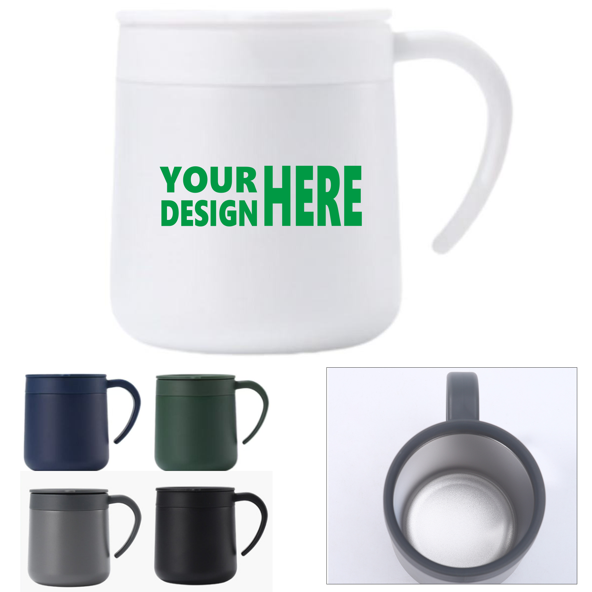 Office-Ready Vacuum-Insulated Stainless Steel Cup 1
