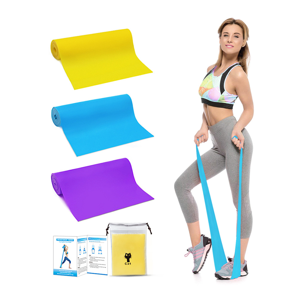 Resistance Stretch Fitness Exercise Yoga Belt Strap Set 3