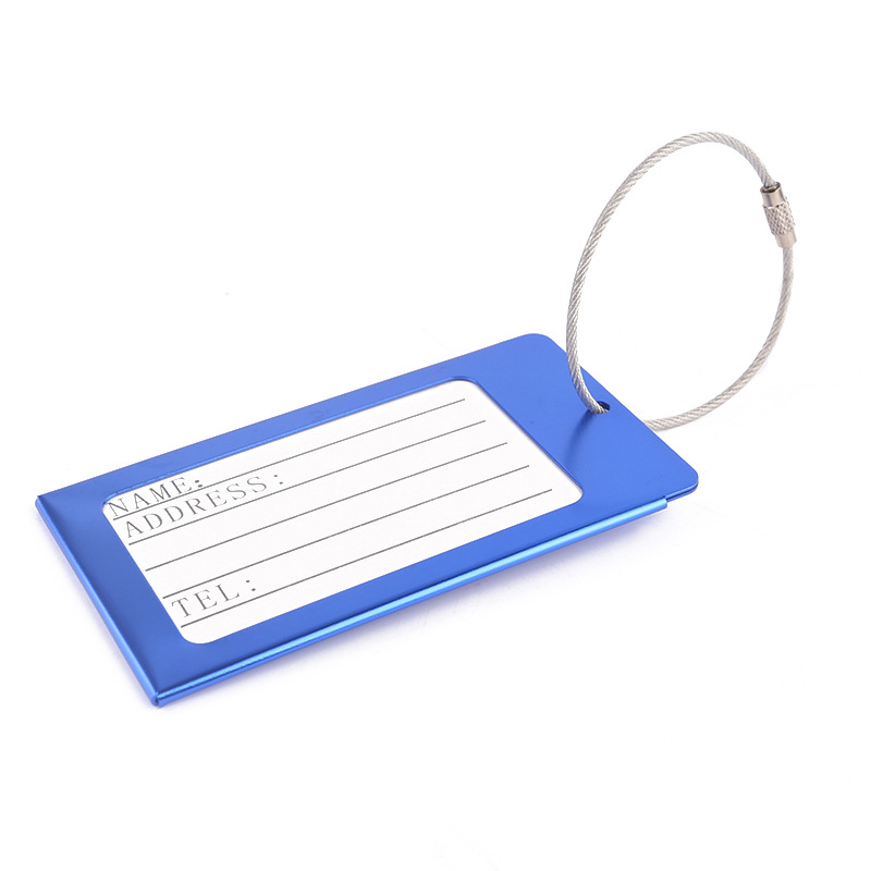 Aluminum Metal Travel ID Identifier Tag 6