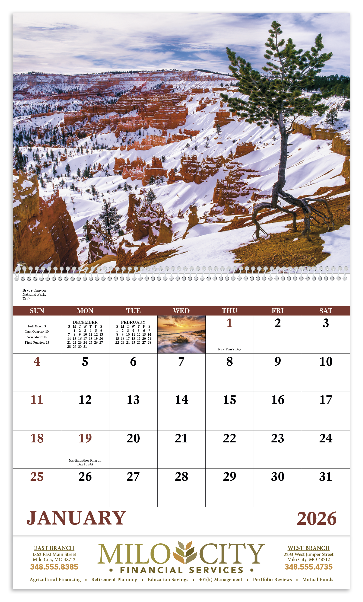 Good Value™ Landscapes of America - Spiral Calendar 8
