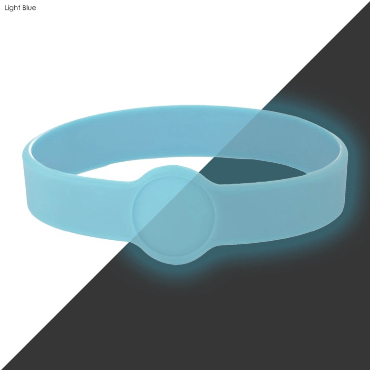 Neon Glow Silicone Wrist Band Custom Design 6