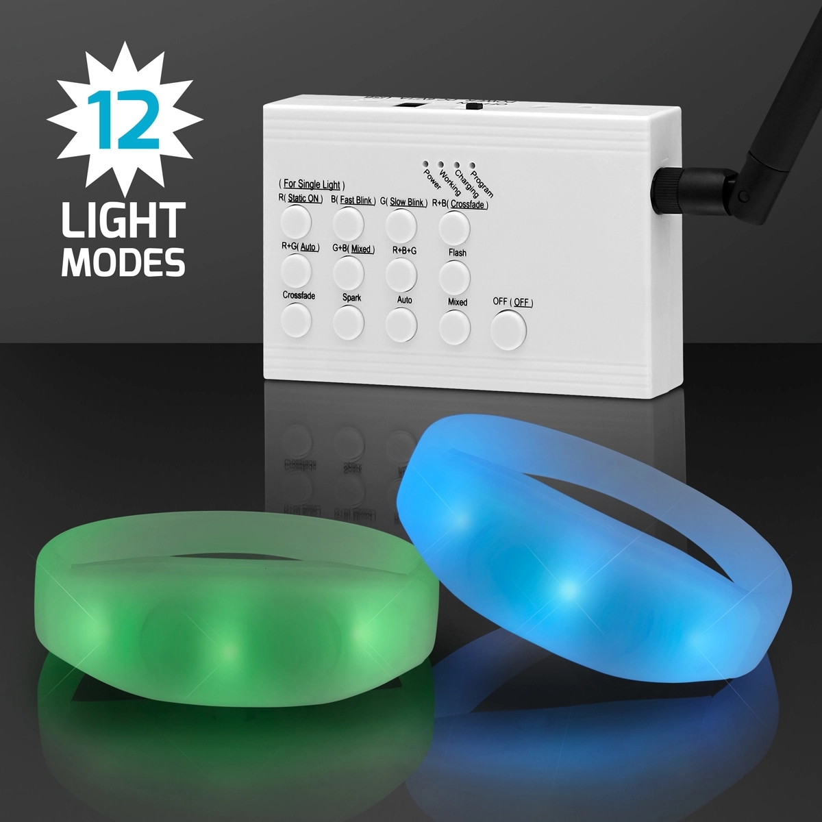 Remote Activated LED Bracelets 6