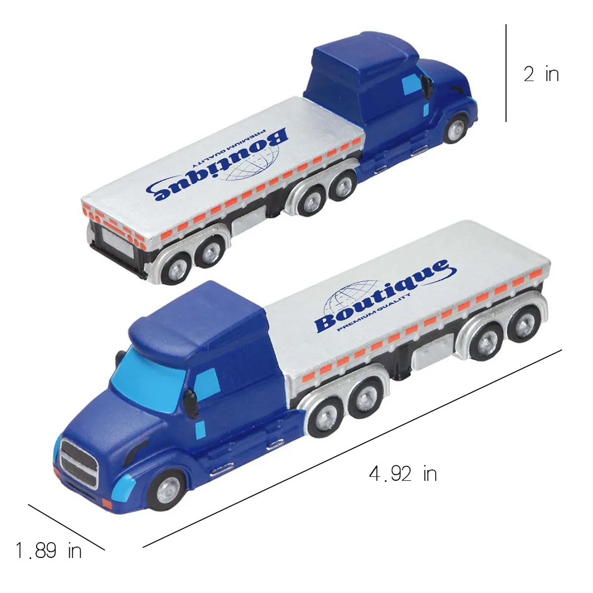 Custom Branded Semi Flatbed Truck Stress Reliever 2