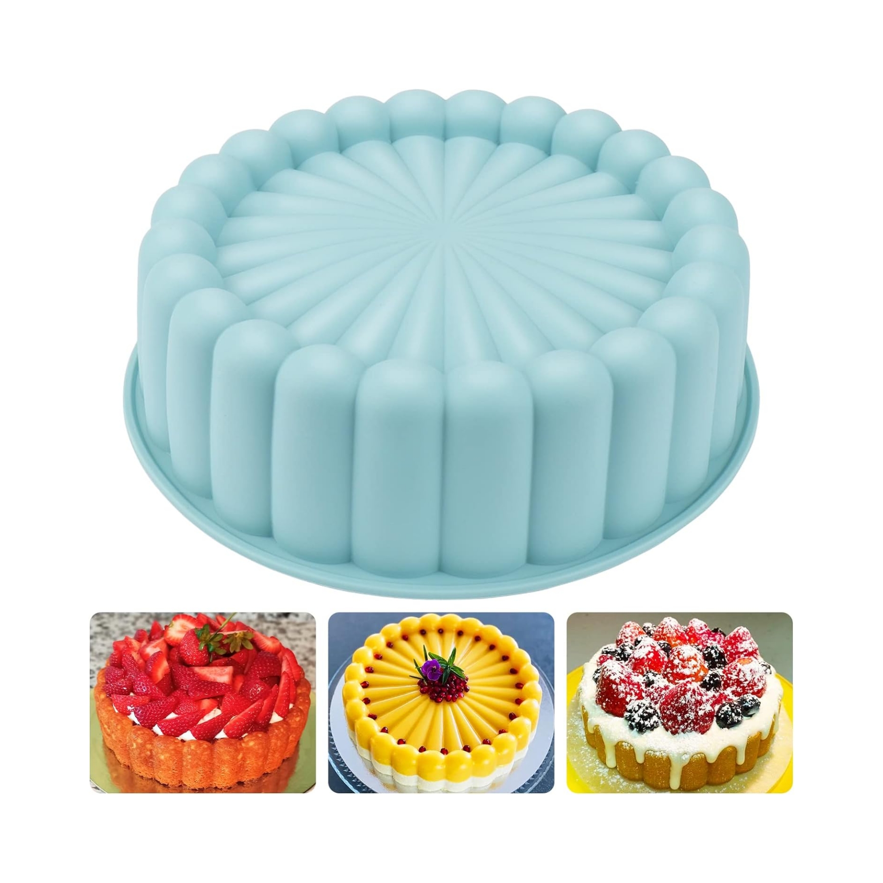 8 inch Round Cake Molds for Baking 1