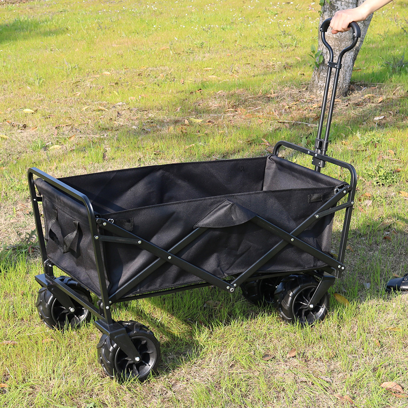 Collapsible Utility Wagon With Beach Wheel 4
