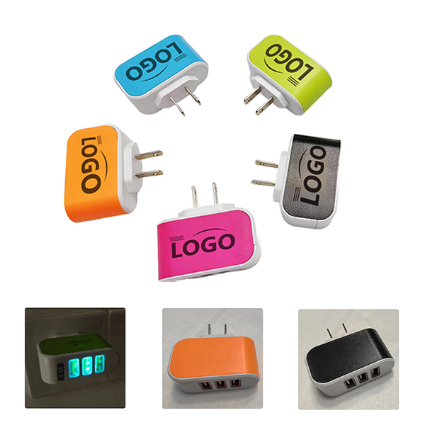 MOQ20 Multi-Functional USB Charger With Candy Colors 2