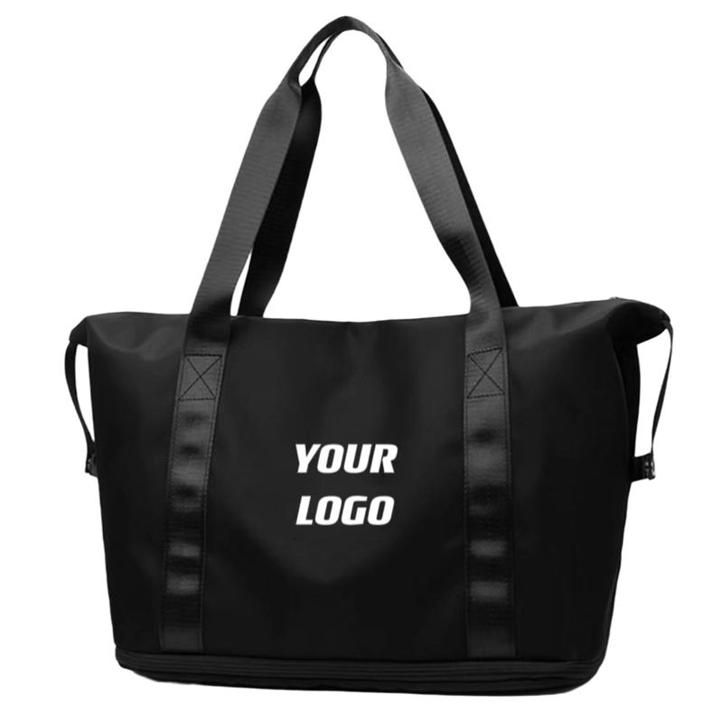 Expandable Sports Tote Gym Bag With Wet Pocket For Women 3