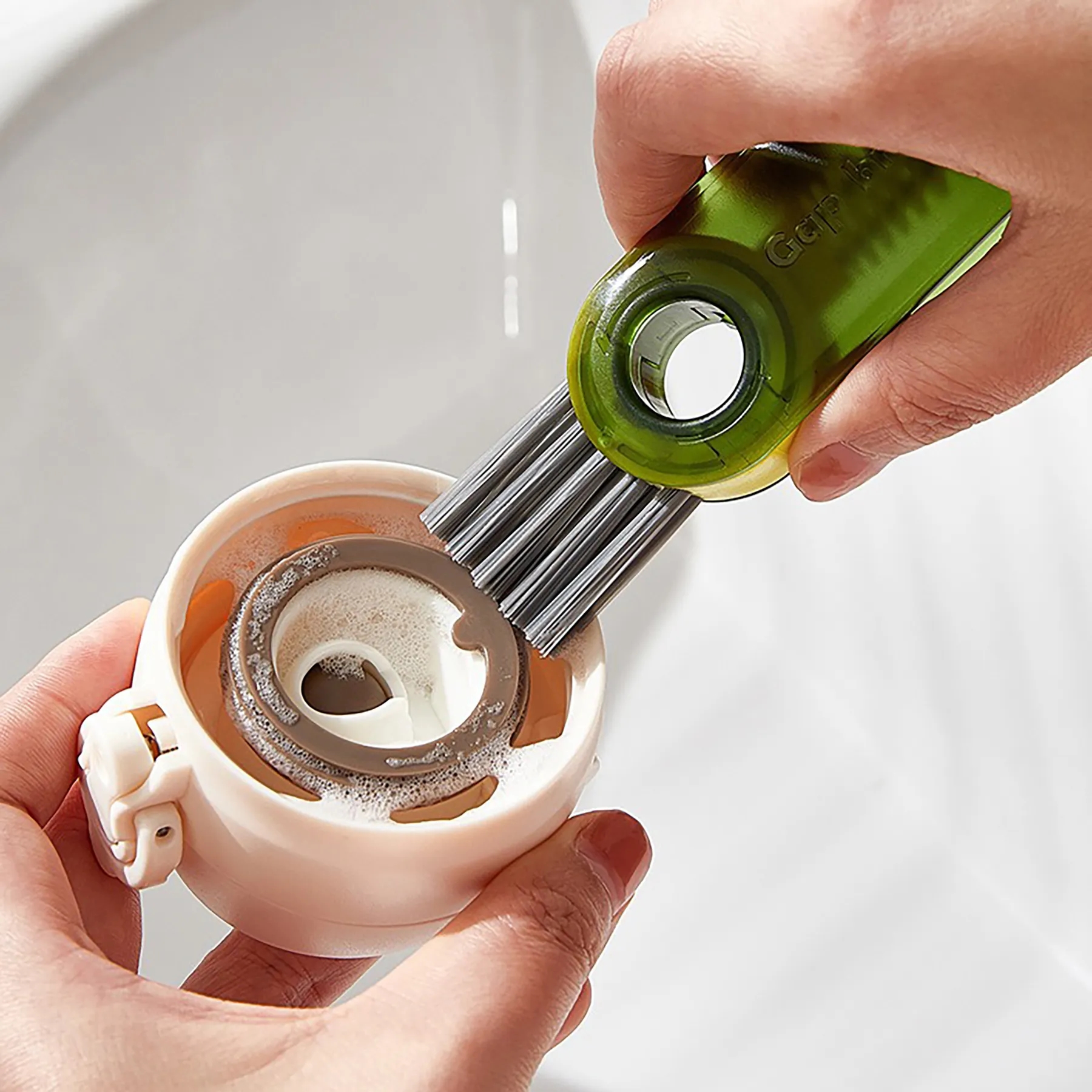 Plastic Groove Crevice Cleaning Brush 2