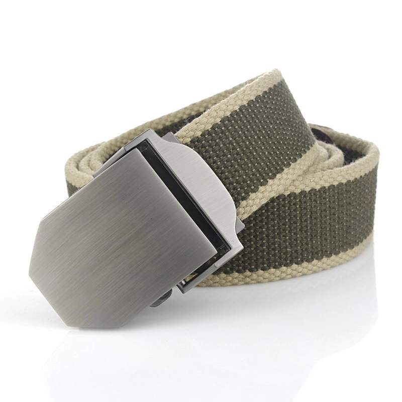 Outdoor Mental Buckle Canvas Belt 6