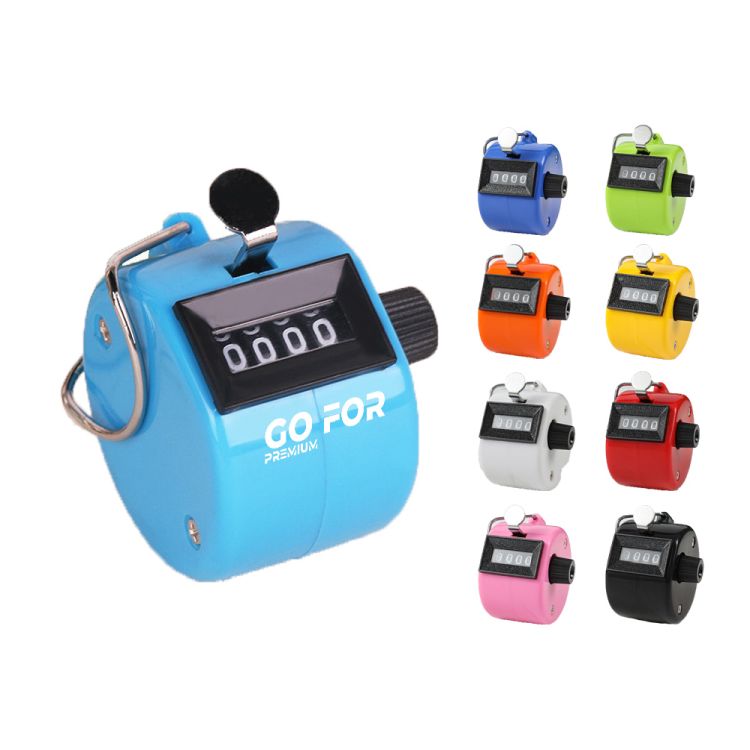 4 Digits Number Metal Clicker Golf Hand Tally Click Counter 2