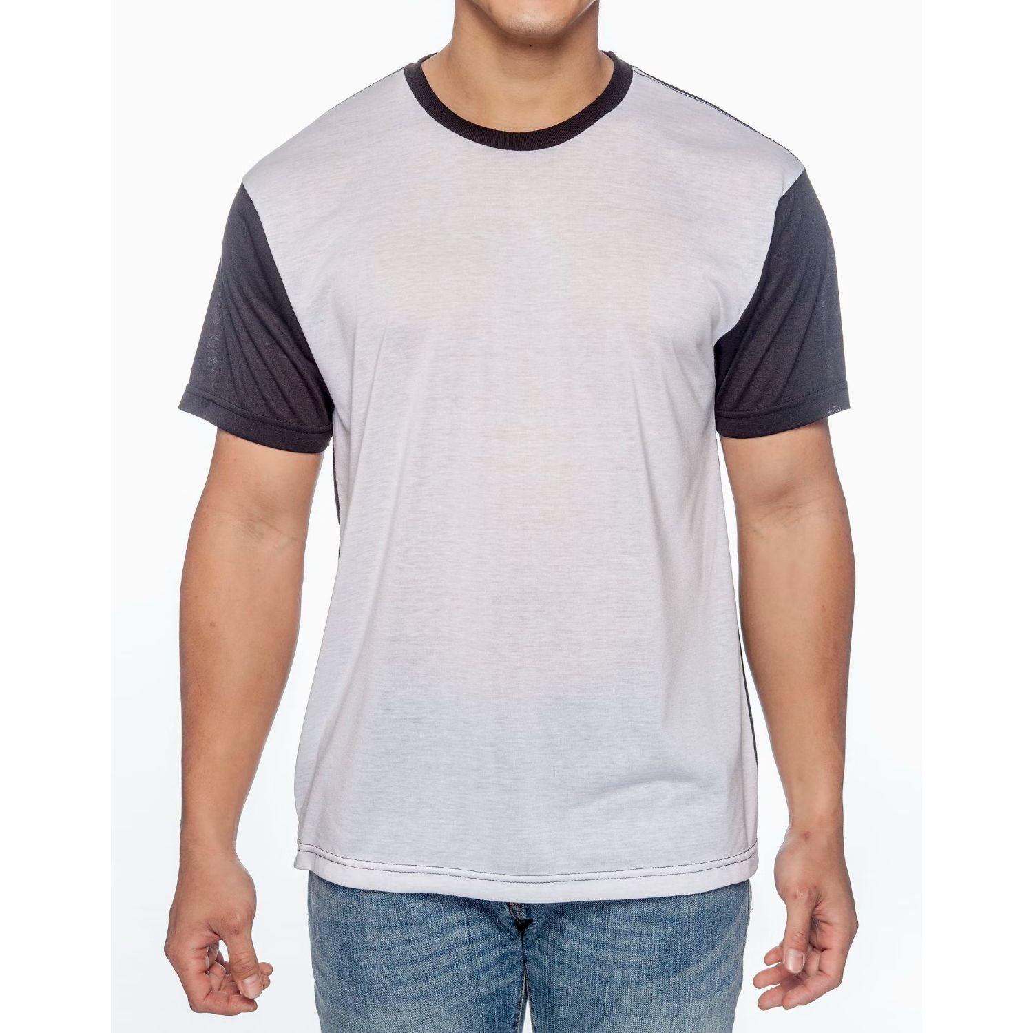 Unisex Sublimation Blackout Blank Short Sleeve T-shirt 3