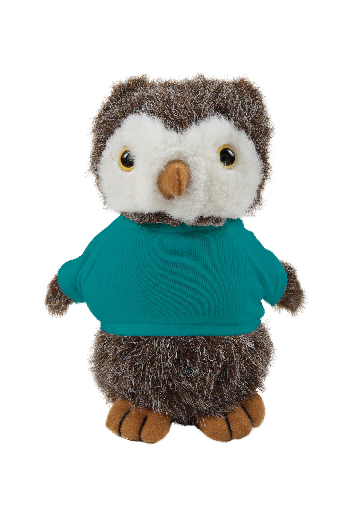 Soft Plush Standing Owl wearing a T-Shirt 6