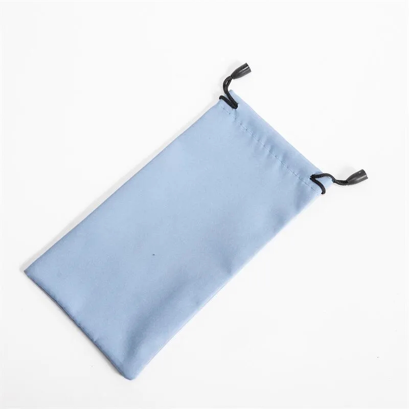 Glasses Storage Pouch With Drawstring Imprint Logo 2