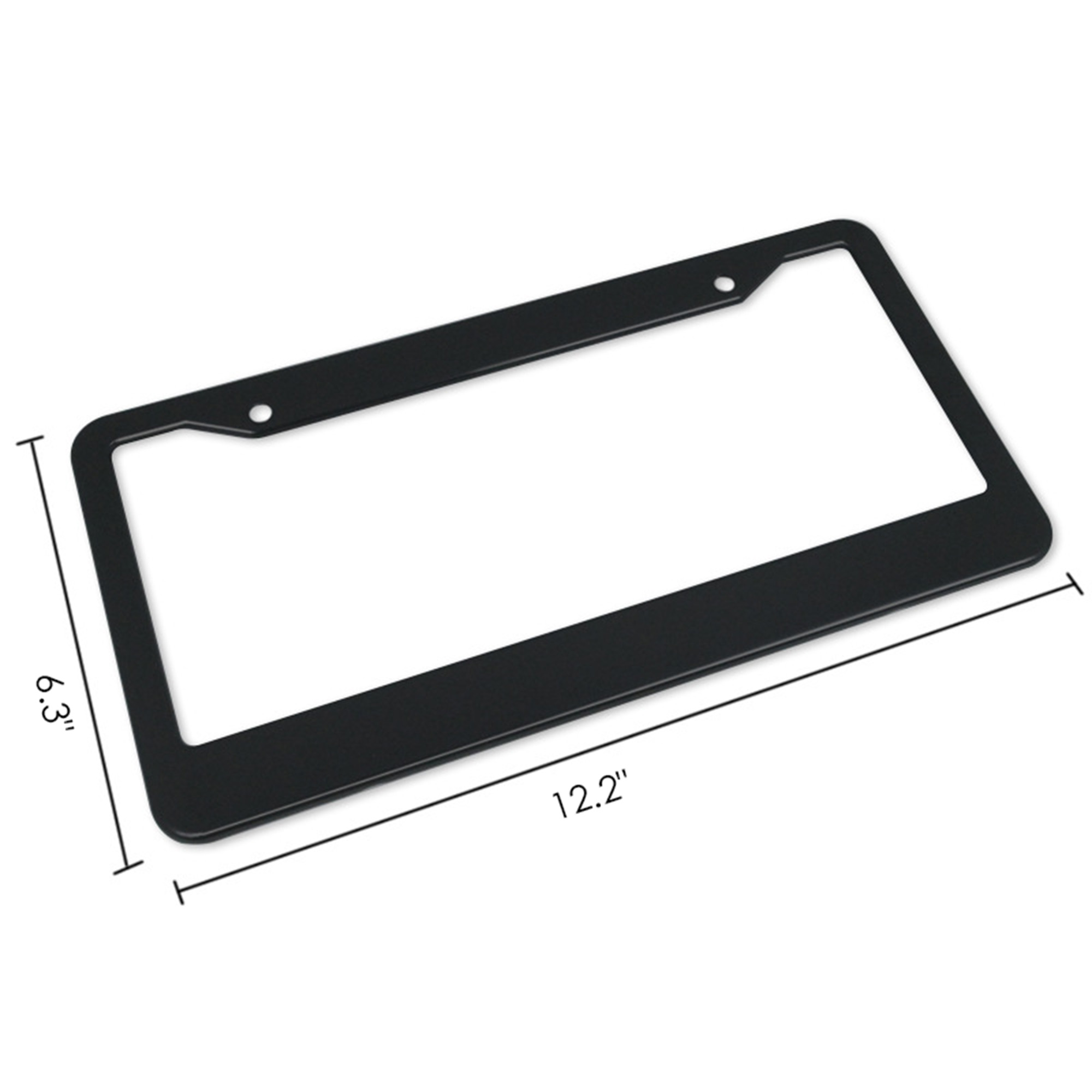 MOQ100 Aluminum Alloy License Plate Frame 5