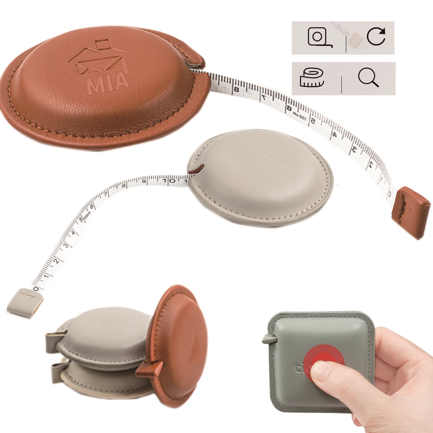 Pu Leather Tape Measure 1