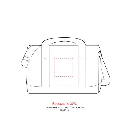 Belair 17" Cotton Canvas Duffel 19