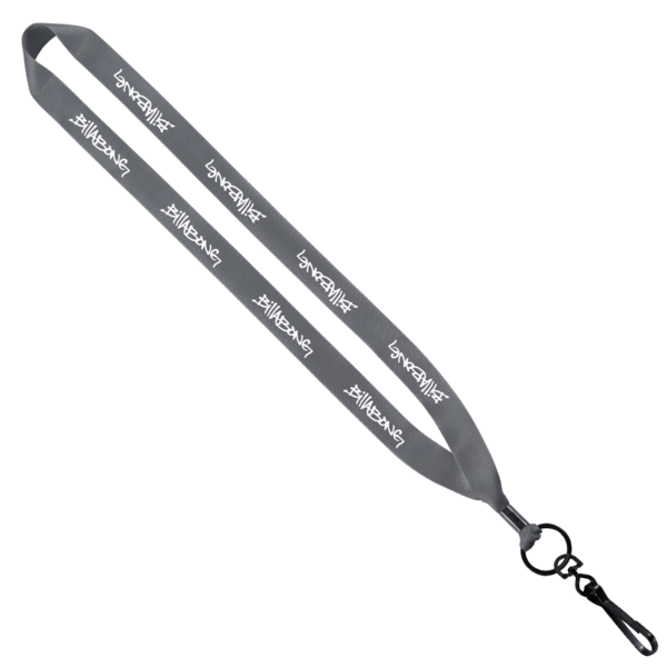 3/4" Polyester Lanyard with Metal Crimp & Swivel Snap Hook 27