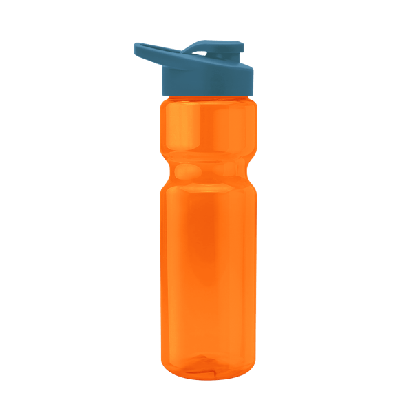 Blazer 28oz Transparent Bike Bottle w/Drink-thru Lid 1747