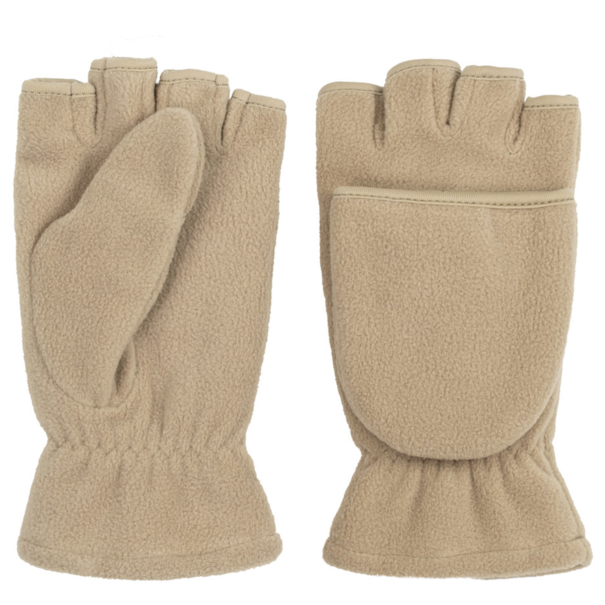 Fleece Thickened Flip-Top Fingerless Gloves Warm Handwear 4