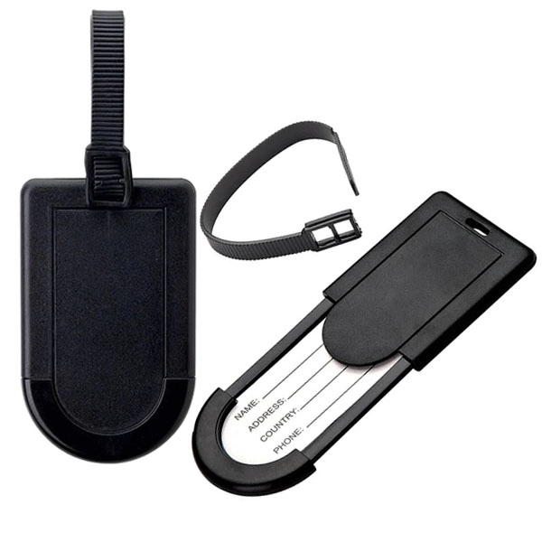 Plastic Slide Card Luggage Tag 4