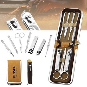 Cross Stripes Surface 7 Pieces Manicure Set 7