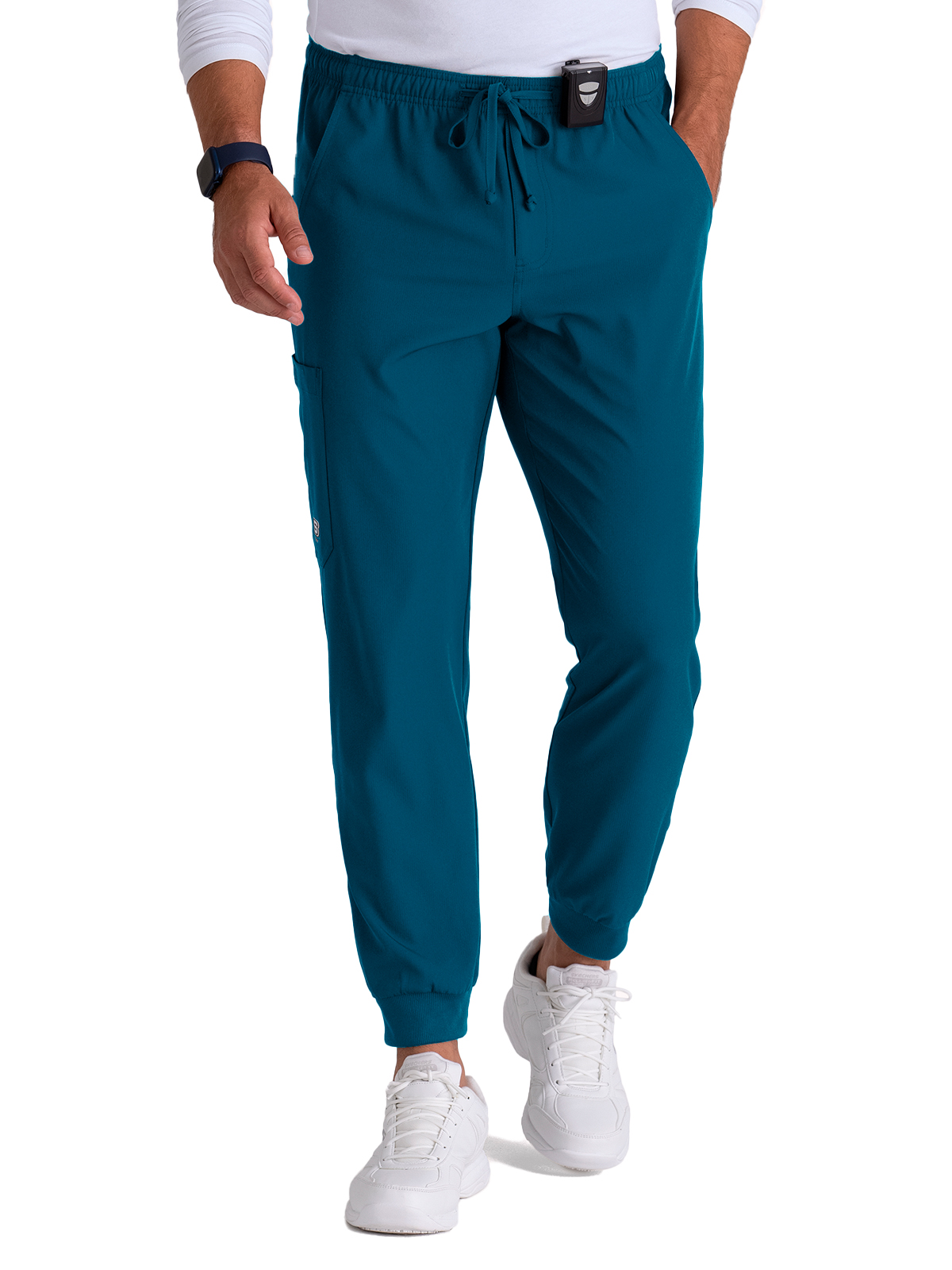 Skechers - Men's Three-Pocket Drawcord and Zip-Fly Structure Jogger Scrub Pant 22