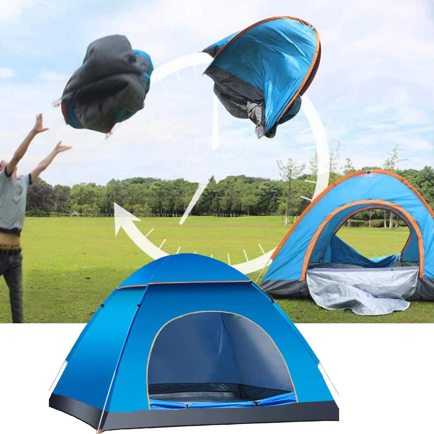 Ultra Light Sunscreen Automatic Waterproof Tent 2